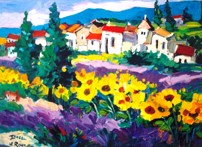 Lavender in the Sun